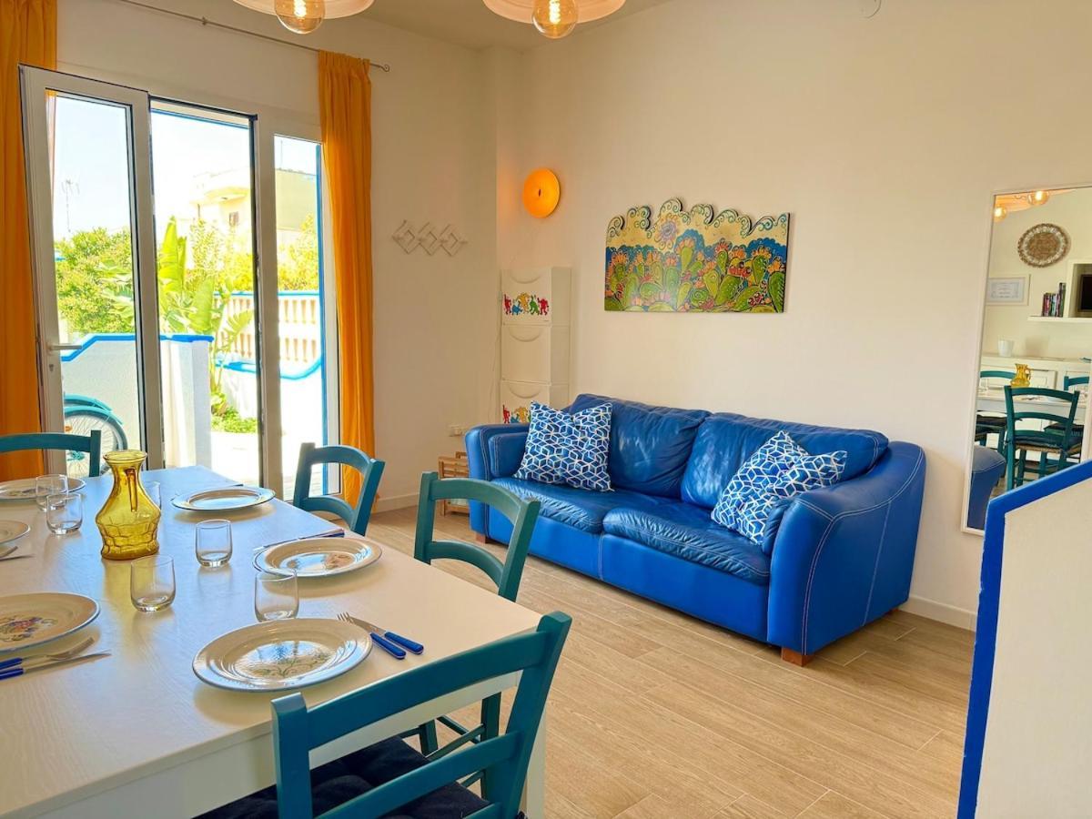 Villa Ranieri-Casa Con Vista A Campo Di Mare Torre San Gennaro Exteriér fotografie